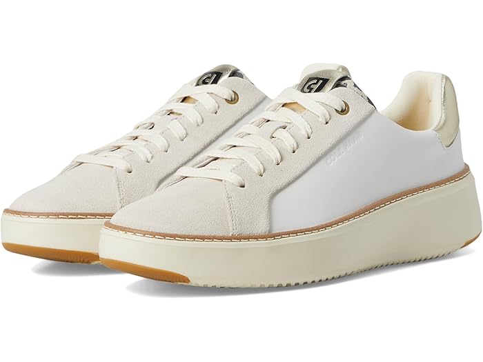 (取寄) コールハーン レディース グランドプロ トップスピン スニーカー Cole Haan women Grandpro Topspin Sneaker White/Leopard Print 30,089円