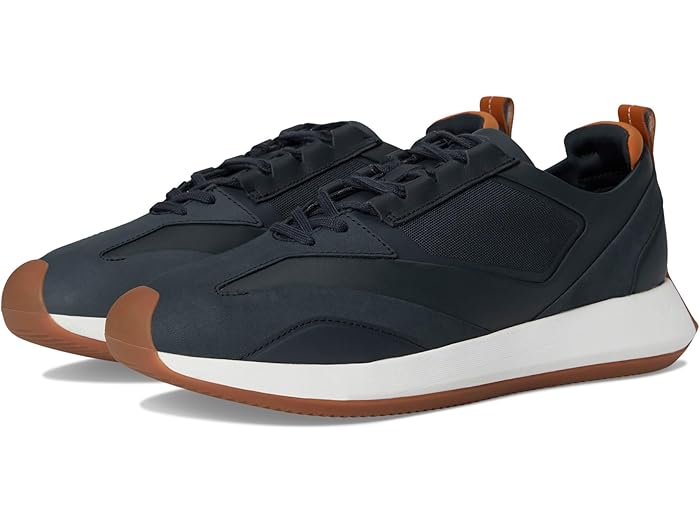 (取寄) メンズ マラソン トレーナー Wolf & Shepherd men Marathon Trainer Navy画像