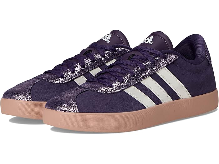 (取寄) アディダス キッズ キッズ Vl コート 3.0 シューズ (リトル キッド/ビッグ キッド) adidas Kids kids VL Court 3.0 Shoes (Little Kid/Big Kid) Aurora Plum/Zero Metallic/Pink Gum