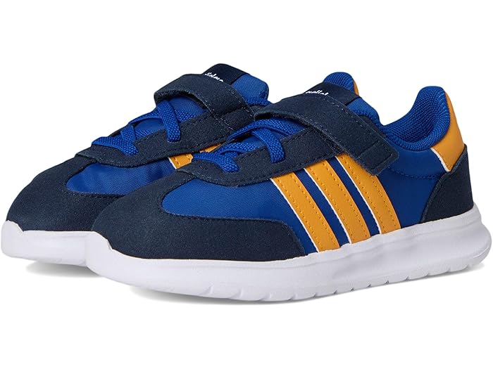 (取寄) アディダス キッズ キッズ ラン 70s 2.0 エラスティック レース アンド ストラップ シューズ (トドラー) adidas Kids kids Run 70s 2.0 Elastic Lace & Strap Shoes (Toddler) Collegiate Royal/Collegiate Gold/Collegiate Navy