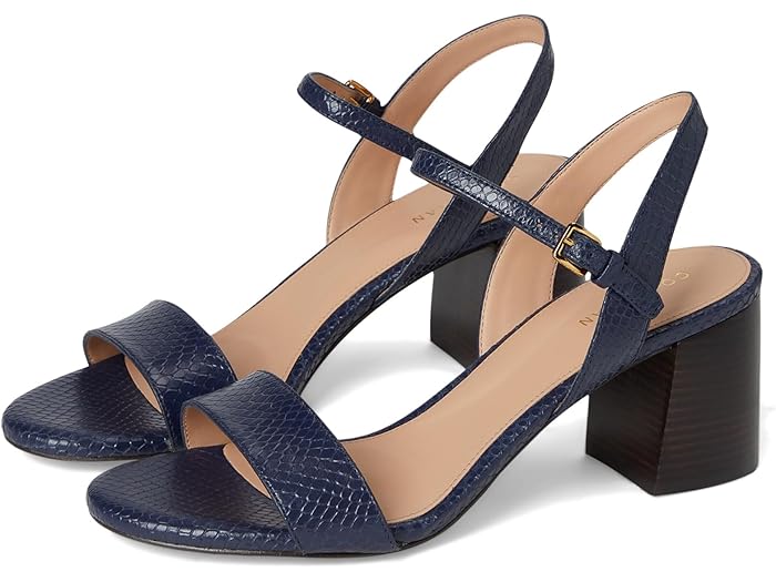 (取寄) コールハーン レディース ジョシー ブロック ヒール サンダル (65 mm) Cole Haan women Josie Block Heel Sandal (65 mm) Midnight/Snake Print