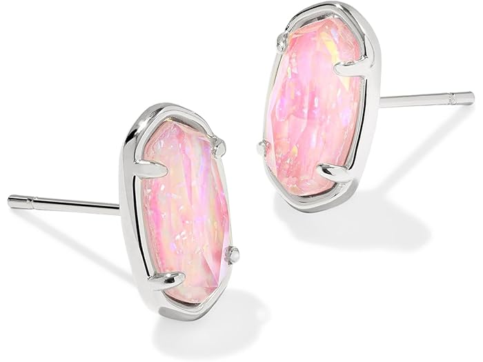 (取寄) ケンドラスコット レディース グレイソン ストーン スタッズ イヤリングス Kendra Scott women Grayson Stone Stud Earrings Silver Pink Iridescent Mother Of Pearl 10,680円