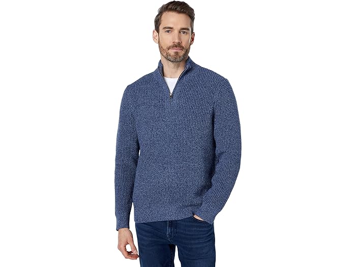 (取寄) エルエルビーン メンズ オーガニック コットン 1/4 ジップ セーター L.L.Bean men Organic Cotton 1/4 Zip Sweater Vintage Indigo