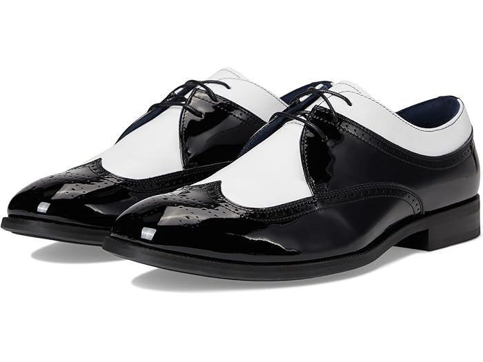 (取寄) ステイシー アダムス メンズ デイトン リ ウイング ティップ レース-アップ Stacy Adams men Dayton II Wing Tip Lace-Up Black and White