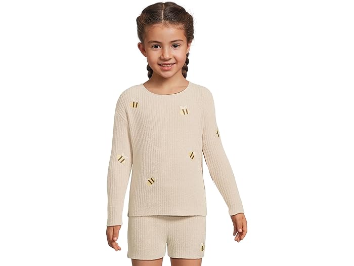 (取寄) ベアフットドリームス キッズ ガールズ コージーシック ウルトラ ライフ トドラー ビー Barefoot Dreams Kids girls Cozychic Ultra Lite Toddler Bee Set(Toddler) Stone画像
