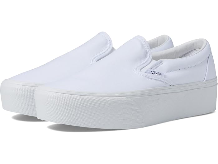 (取寄) バンズ クラシック スリッポン スタックフォーム Vans Classic Slip-On Stackform True White