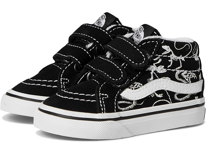 (取寄) バンズ キッズ キッズ Sk8-ミッド リイシュー V (インファント/トドラー) Vans Kids kids Sk8-Mid Reissue V (Infant/Toddler) Glow Skeletons Black/True White