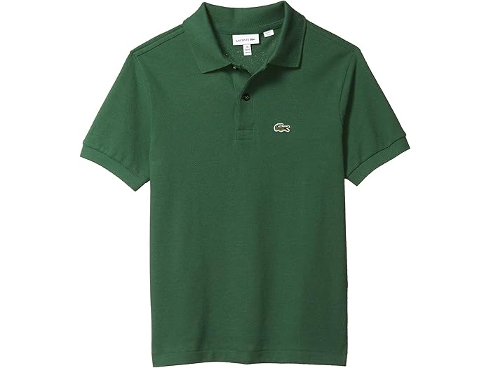(取寄) ラコステ キッズ ボーイズ モノクローム ピケ ポロ シャツ Lacoste Kids boys Monochrome Pique Polo Shirt Appalachan Green