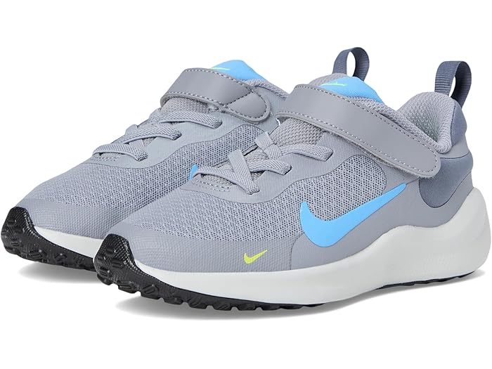 (取寄) ナイキ キッズ キッズ レボリューション 7 (トドラー/リトル キッド) Nike Kids kids Revolution 7 (Toddler/Little Kid) Cement Grey/University Blue/Light Carbon