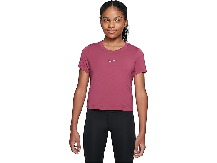 (取寄) ナイキ キッズ ガールズ スポーツウェア クロップド Tシャツ (リトル キッド/ビッグ キッド) Nike Kids girls Sportswear Cropped T-shirt (Little Kid/Big Kid) Sweet Beet