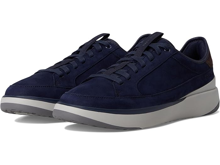 (取寄) コールハーン メンズ グランドプロ オール デイ コート レザー スニーカー Cole Haan men Grandpro All Day Court Leather Sneakers Midnight Moon/Microchip/Quietshade
