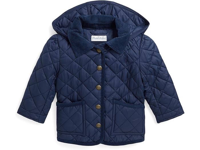 (取寄) ラルフローレン キッズ ガールズ キルテッド ウォターリペラント バーン ジャケット (インファント) Polo Ralph Lauren Kids girls Quilted Water-Repellent Barn Jacket (Infant) Newport Navy 22,470円