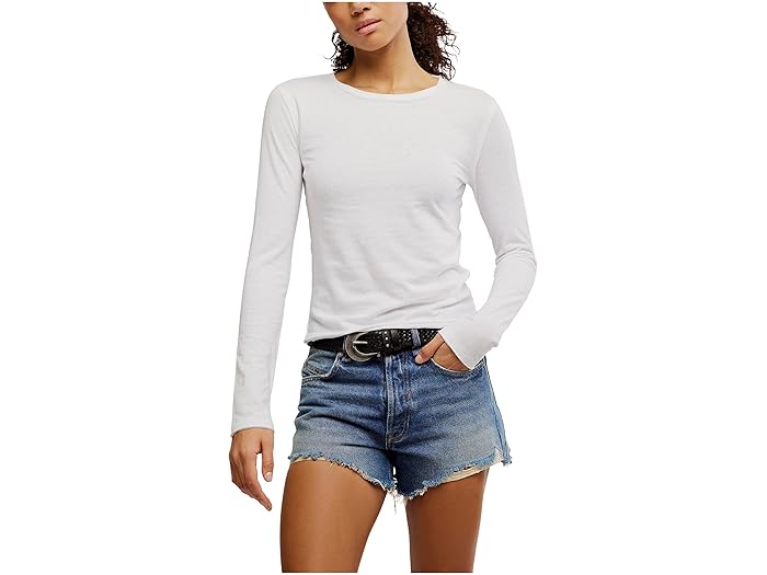 (取寄) フリーピープル レディース ノバ ティー ロング スリーブ Free People women Nova Tee Long Sleeve Ivory