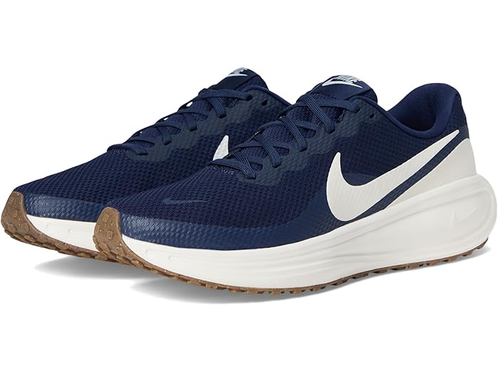 (取寄) ナイキ メンズ レボリューション 8 Nike men Revolution 8 Midnight Navy/Sail/Gum Medium Brown