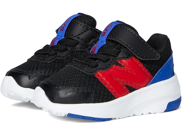 (取寄) ニューバランス キッズ キッズ バンジー レース ウィズ トップ ストラップ (インファント/トドラー) New Balance Kids kids 578v1 Bungee Lace with Top Strap (Infant/Toddler) Black/Team Red/Team Royal