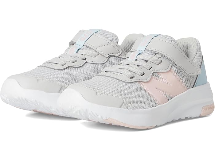 (取寄) ニューバランス キッズ キッズ バンジー レース ウィズ トップ ストラップ (リトル キッド) New Balance Kids kids 578v1 Bungee Lace with Top Strap (Little Kid) Grey Matter/Shell Pink/Bright Sky