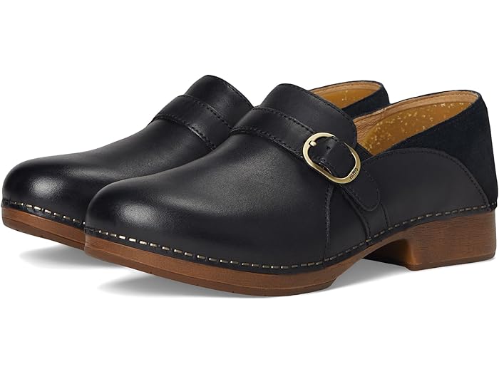 (取寄) ダンスコ レディース マーガレット Dansko women Margaret Black Burnished Calf