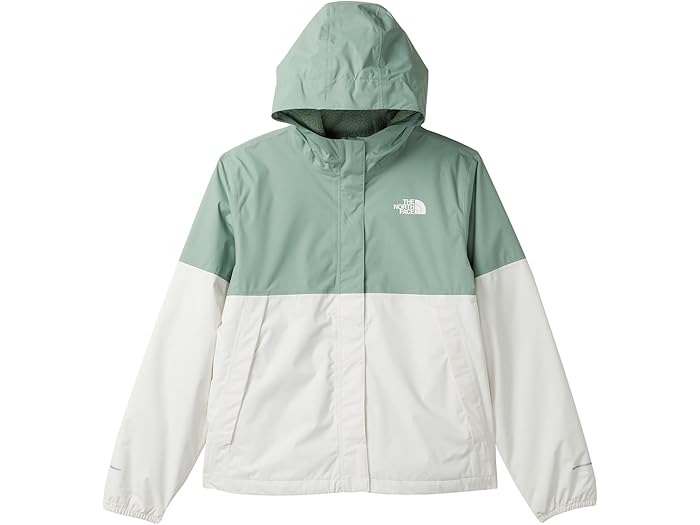 (取寄) ノースフェイス キッズ ガールズ ウォーム アントラ レイン ジャケット (リトル キッド/ビッグ キッド) The North Face Kids girls Warm Antora Rain Jacket (Little Kid/Big Kid) Slate Moss/White Dune
