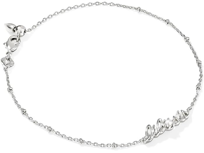(取寄) ケンドラスコット レディース リル シス デリケート チェイン ブレスレット Kendra Scott women Lil Sis Delicate Chain Bracelet Silver Freshwater Cultured Pearl