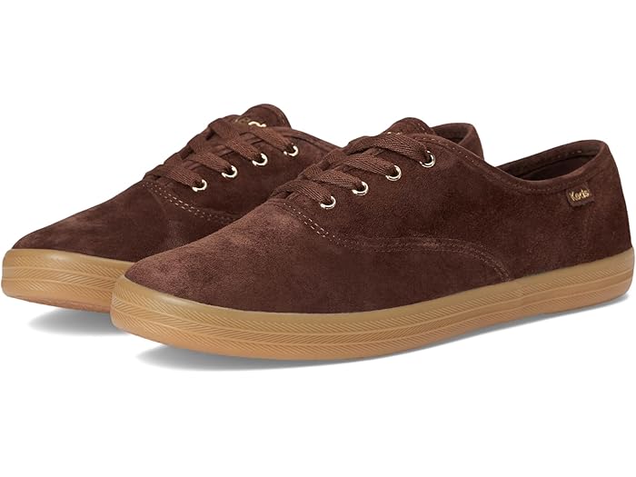 (取寄) ケッズ スニーカー レディース チャンピオン ラグゼ レース-アップ Keds women Champion Luxe Lace-Up Chocolate Luxe Suede 16,313円