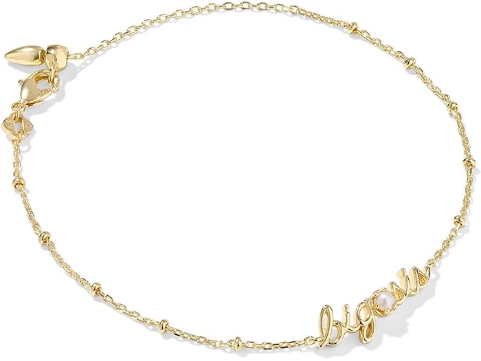(取寄) ケンドラスコット レディース ビッグ シス デリケート チェイン ブレスレット Kendra Scott women Big Sis Delicate Chain Bracelet Gold Freshwater Cultured Pearl