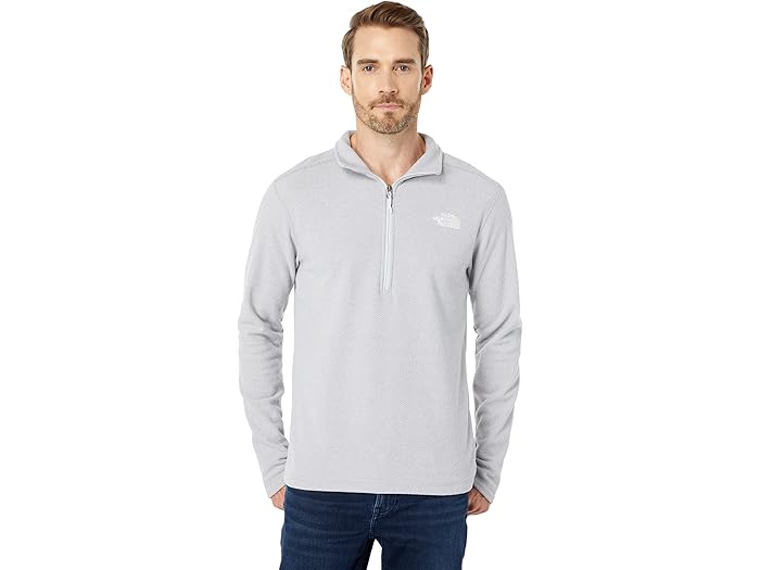 (取寄) ノースフェイス メンズ テクスチャー キャップ ロック 1/4 ジップ The North Face men Textured Cap Rock 1/4 Zip TNF Light Grey Heather