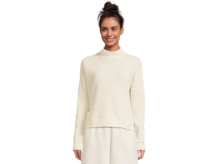 (取寄) ノースフェイス レディース ロング スリーブ モック ネック シャボー The North Face women Long Sleeve Mock Neck Chabot White Dune 14,877円