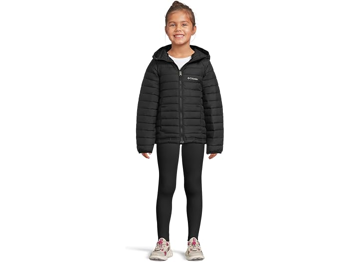 (取寄) コロンビア キッズ ガールズ パウダー ライト リ フーデット ジャケット (リトル キッド/ビッグ キッド) Columbia Kids girls Powder Lite II Hooded Jacket (Little Kid/Big Kid) Black