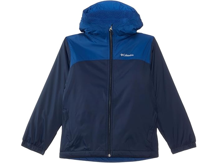 (取寄) コロンビア キッズ ボーイズ グレンネーカー リ シェルパ ライン ジャケット (リトル キッド/ビッグ キッド) Columbia Kids boys Glennaker II Sherpa Lined Jacket (Little Kid/Big Kid) Collegiate Navy/Mountain Blue 13,126円