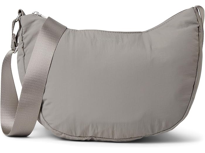 (取寄) バッガリーニ レディース スウィフト クレセント クロスボディ Baggallini women Swift Crescent Crossbody B-lite Silver Sand