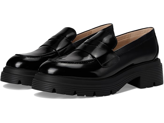 (取寄) スチュアート ワイツマン レディース ハドソン ライト ローファー Stuart Weitzman women Hudson Lite Loafer Black