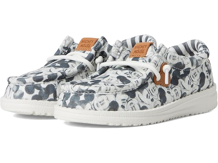 (取寄) ヘイデュードキッズ ボーイズ ウォーリー ミッキー マウス プリント (トドラー) Hey Dude Kids boys Wally Mickey Mouse Print (Toddler) Grey Multi画像