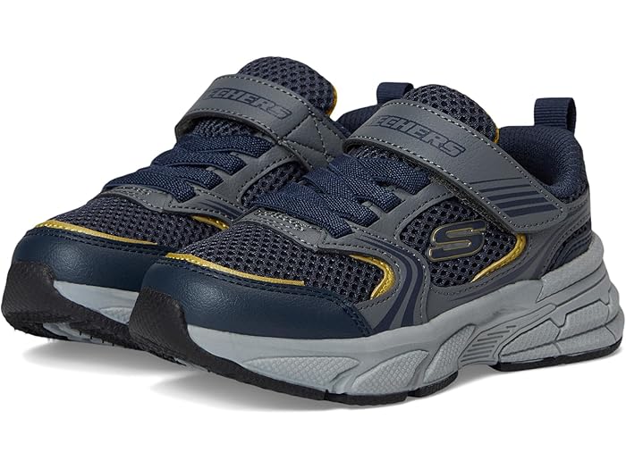 (取寄) スケッチャーズ スニーカー キッズ ボーイズ SKECHERS KIDS boys Retro-graph 403857L (Little Kid/Big Kid) Charcoal/Navy