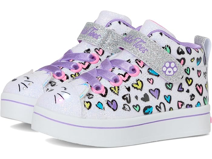 (取寄) スケッチャーズ スニーカー キッズ ガールズ ツイ-ライツ 2.0 - キティ キューティー (トドラー) SKECHERS KIDS girls Twi-Lites 2.0 - Kitty Cutie 314388N (Toddler) White/Multi