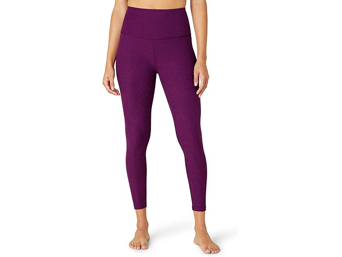 (取寄) ビヨンドヨガ レディース スペースダイ コート イン ザ ミディ ハイウエスト レギンス Beyond Yoga women Spacedye Caught In The Midi High-Waisted Legging Aubergine/Beet
