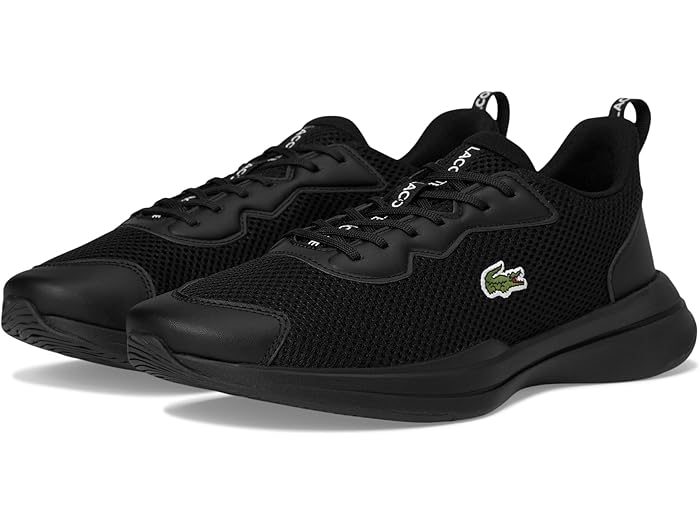(取寄) ラコステ メンズ ネオ ラン ベース スニーカー Lacoste men Neo Run Base Sneakers Black