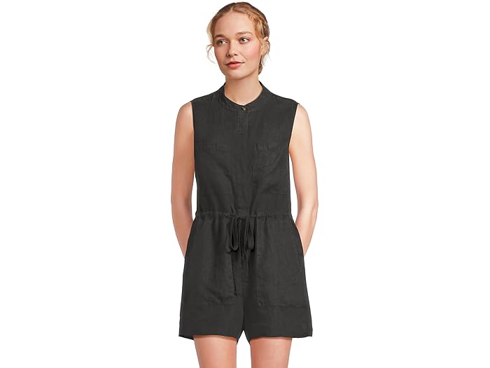 (取寄) ファリティ レディース ミア ロンパース Faherty women Mia Rompers Washed Black