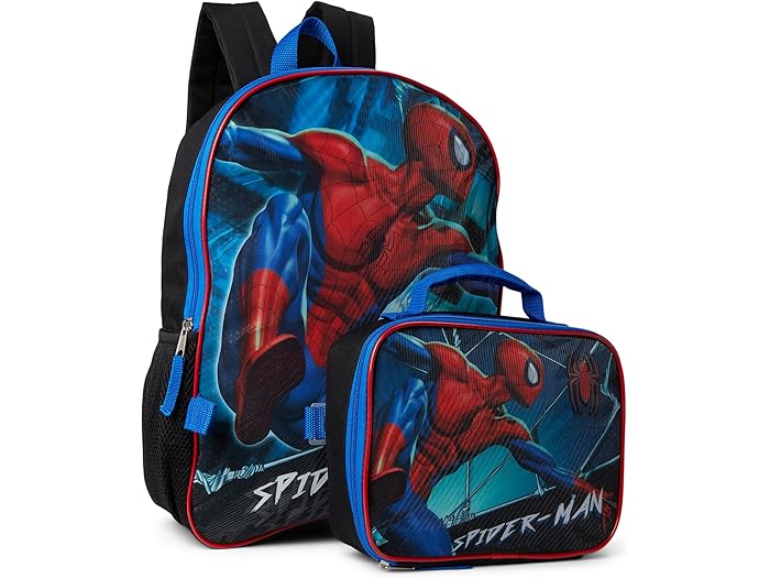 (取寄) ボーイズ スパイダー-マン 2-ピース バックパック セット (リトル キッド/ビッグ キッド) BIOWORLD Kids boys Spider-man 2-piece Backpack Set (little Kid/Big Kid) Blue
