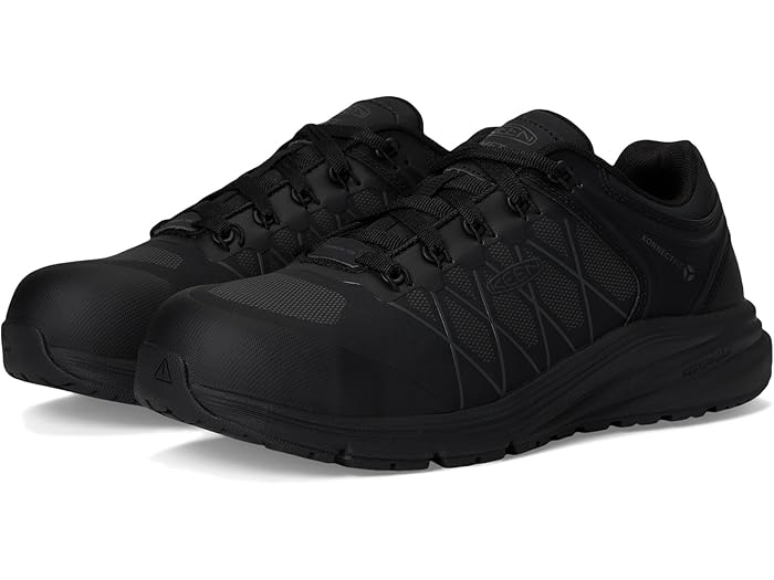 (取寄) キーン ユーティリティ レディース ビスタ エナジー Xt ワーク スニーカー イント メット トゥ) KEEN Utility women Vista Energy XT Work Sneaker INT MET (Carbon Toe) Black/Magnet
