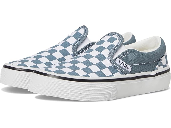 (取寄) バンズ キッズ キッズ クラシック スリッポン (リトル キッド) Vans Kids kids Classic Slip-On (Little Kid) Color Theory Checkerboard Stormy Weather