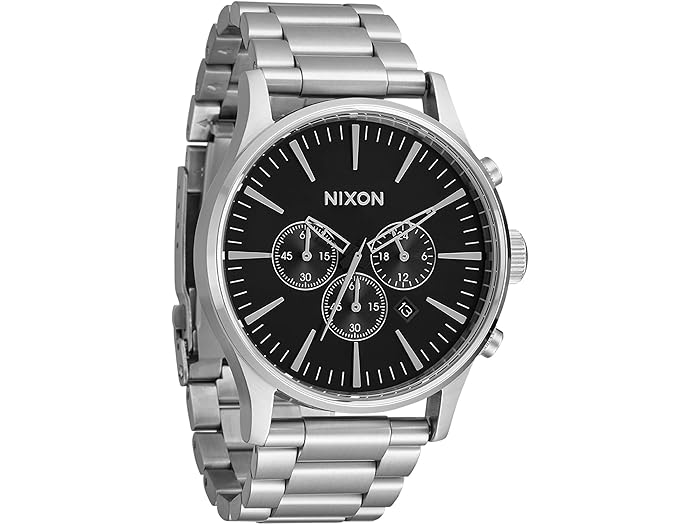 (取寄) ニクソン メンズ セントリー クロノ Nixon men Sentry Chrono Black