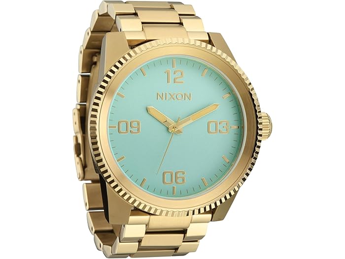 (取寄) ニクソン メンズ コープラル ステインレス スティール Nixon men Corporal Stainless Steel Gold/Turquoise/Gold