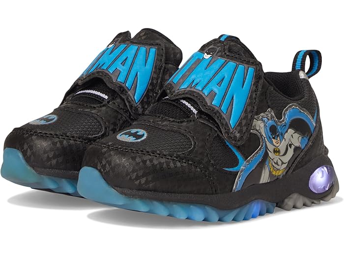 (取寄) ジョズモ ボーイズ バットマン ライテッド スニーカー(トドラー/リトル キッド) Josmo boys Batman Lighted Sneaker(Toddler/Little Kid) Black