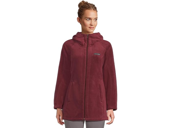 (取寄) コロンビア レディース ベントン スプリングス リ ロング ブーディ Columbia women Benton Springs II Long Hoodie Rich Wine 1