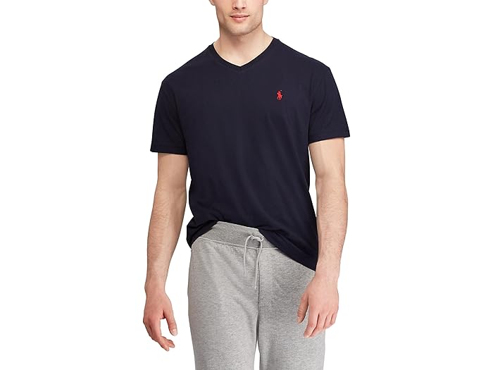 (取寄) ラルフローレン メンズ クラシック フィット V-ネック T-シャツ Polo Ralph Lauren men Classic Fit V-Neck T-Shirt Ink