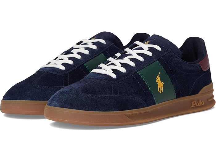 (取寄) ラルフローレン メンズ ヘリテージ アエラ スエード スニーカー Polo Ralph Lauren men Heritage Aera Suede Sneakers Navy/Wine/Forest 1 28,879円
