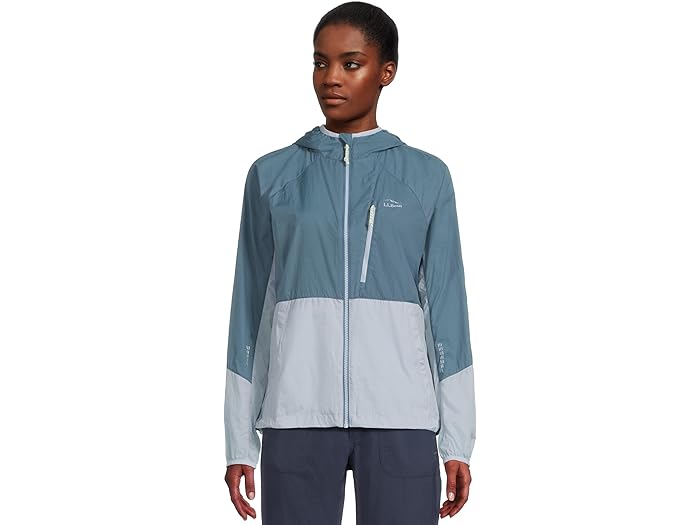 (取寄) エルエルビーン レディース ストウアウェイ ウィンドブレーカー L.L.Bean women Stowaway Windbreaker Iron Blue/Foggy Blue