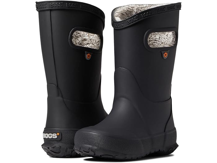 (取寄) ボグス キッズ キッズ レイン ブーツ プラッシュ (トドラー/リトル キッド/ビッグ キッド) Bogs Kids kids Rain Boot Plush (Toddler/Little Kid/Big Kid) Black