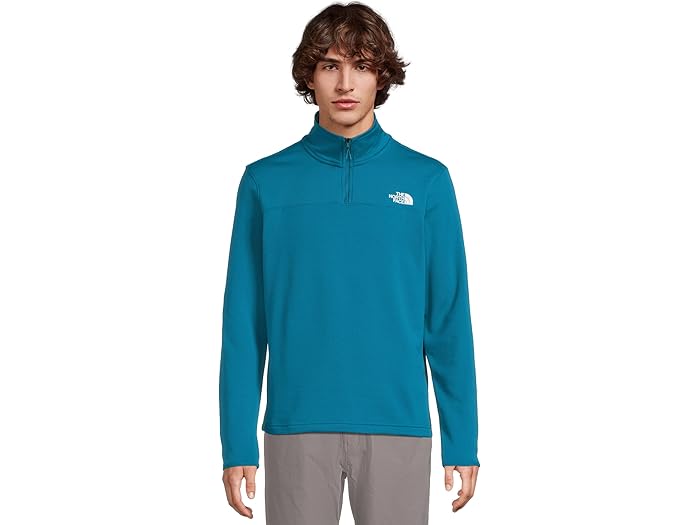 (取寄) ノースフェイス メンズ シーダー トレイル グリッド フリース 1/4 ジップ The North Face men Cedar Trail Grid Fleece 1/4 Zip Dusk Blue