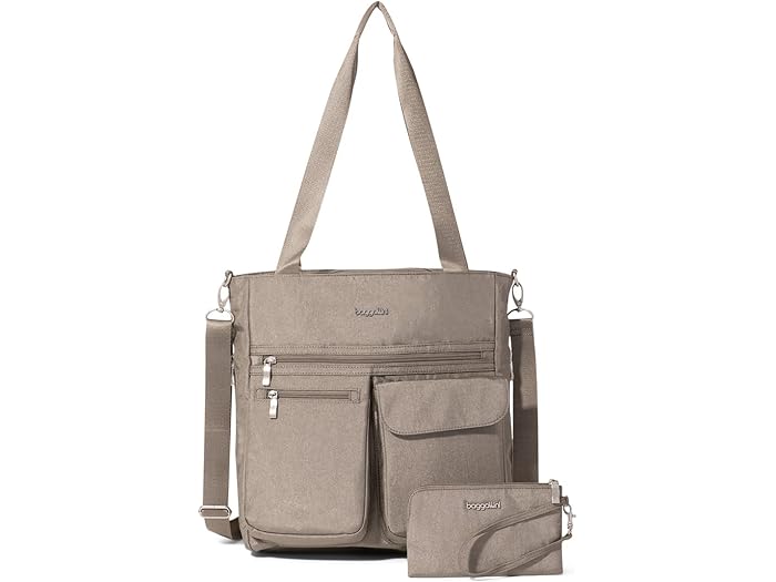 (取寄) バッガリーニ レディース モダン エブリウェア トート Baggallini women Modern Everywhere Tote Sterling Shimmer